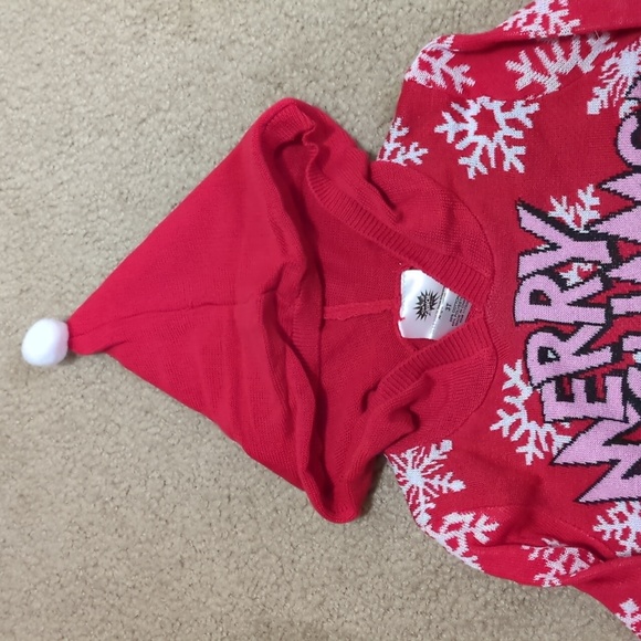Adorable Merry Grinchmas Sweater Hoodie - Picture 2 of 5